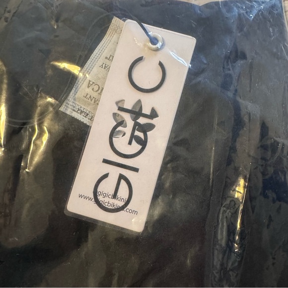 NWT GiGi C Kina Romper in Black Sz M - Picture 6 of 8